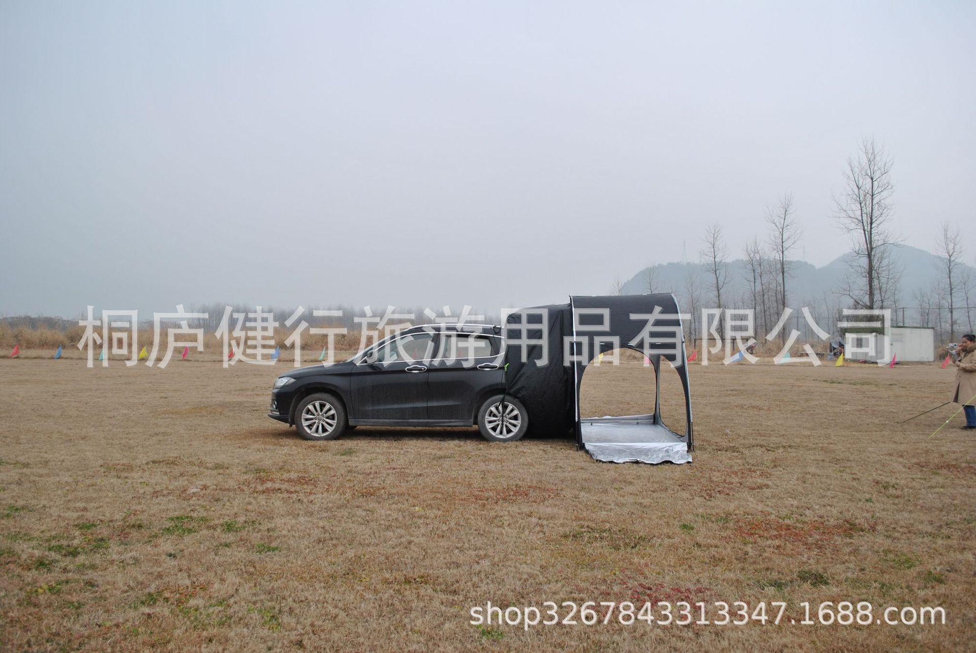 Cheap Goat Tents Outdoor Car Trunk Tent Sunshade Rainproof Tailgate Shade Awning Tent For SUV Car Self Driving Tour Barbecue Camping Tool   